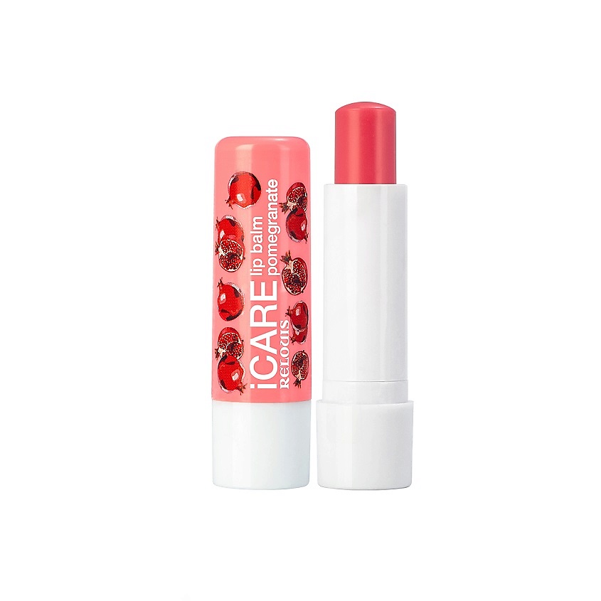 Изображение товара RELOUIS Бальзам-уход для губ "iCARE lip balm" pomegranate, Прозрачный