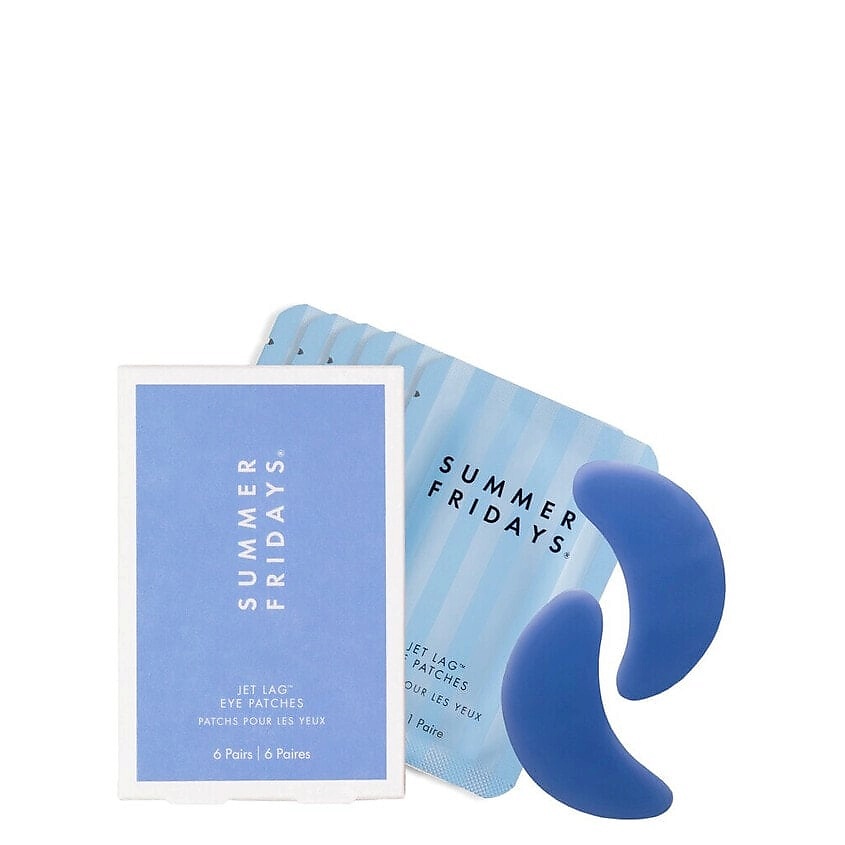 Изображение товара Патчи для глаз Summer Fridays Jet Lag 6 пар гидрогелевые для увлажнения и восстановления кожи