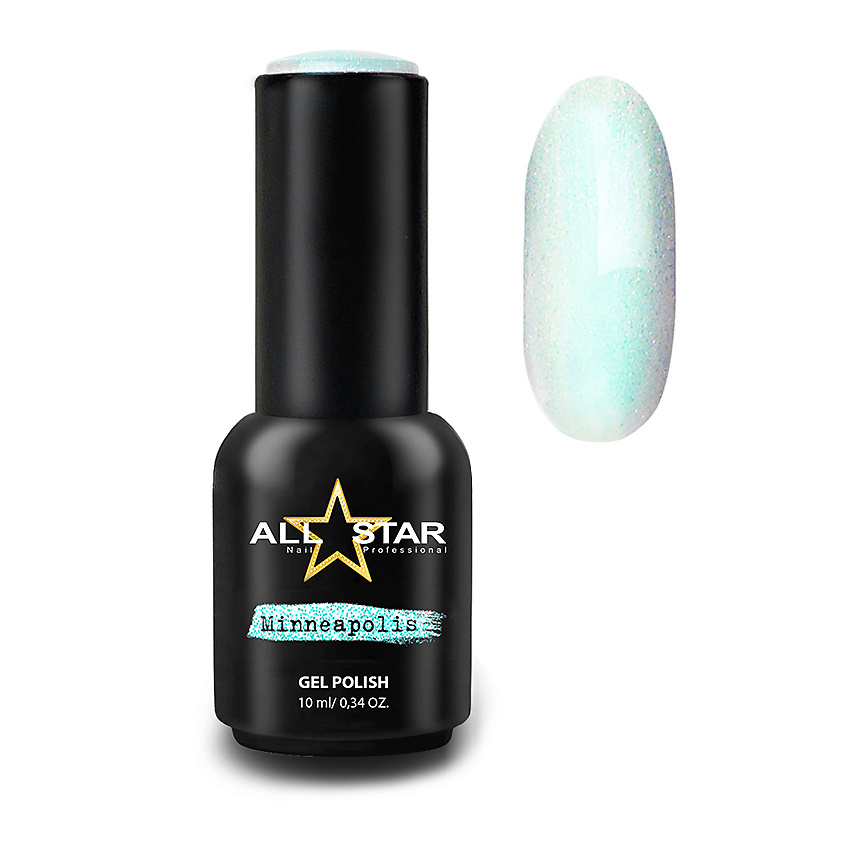 Изображение товара ALL STAR PROFESSIONAL Гель-лак Shine прозрачный эффект северное сияние 10 мл