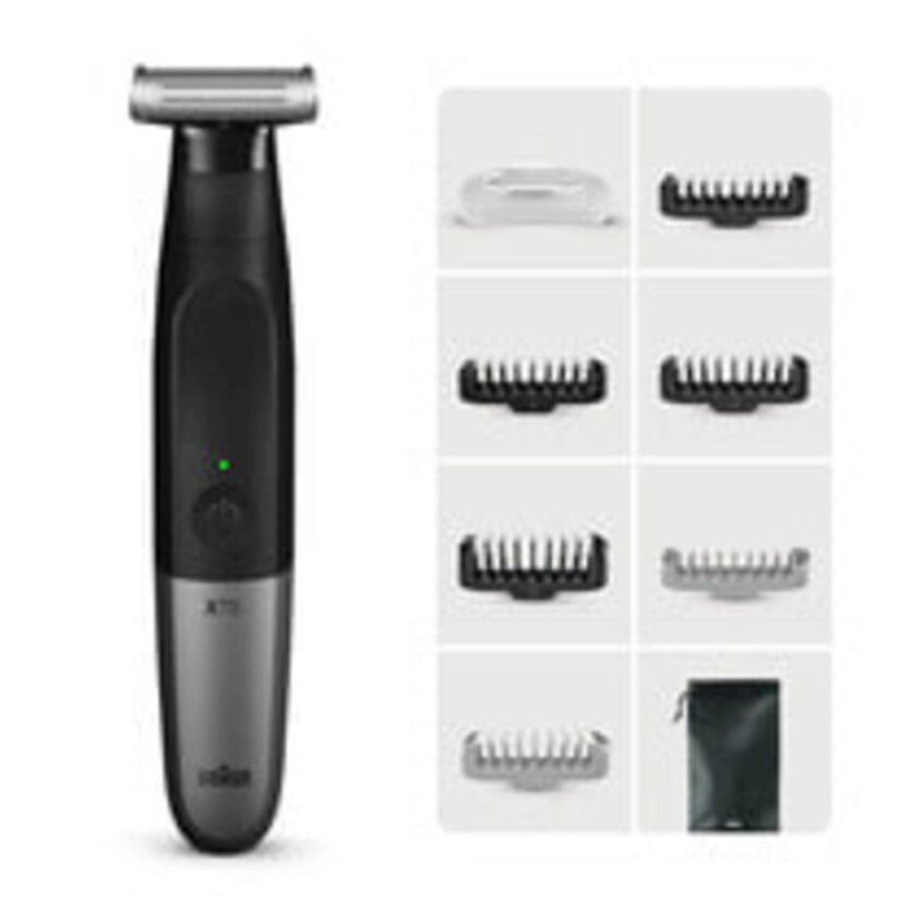 Изображение товара Электробритва Braun XT5200 аккумуляторная для лица и бороды черно-серого цвета