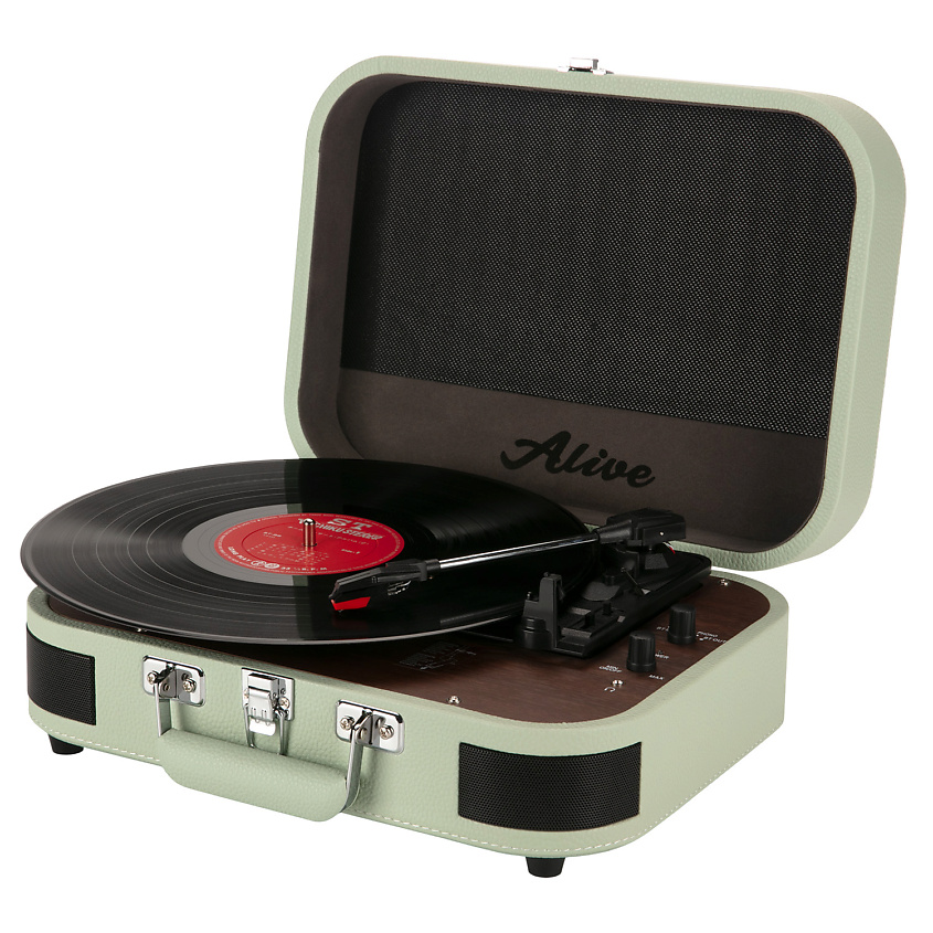 Изображение товара Виниловый проигрыватель LIBERTY Shamrock Valley Bluetooth AUX RCA стильный дизайн