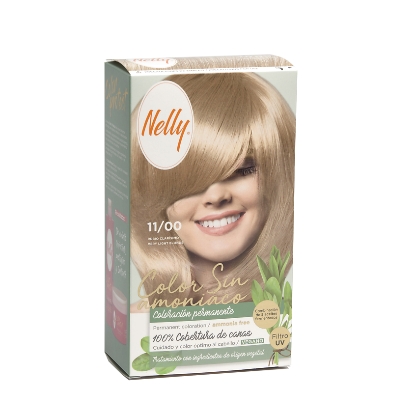 Изображение товара Краска для волос NELLY Color Sin Amoniaco 11/00 ультра-светлый блонд безаммиачная