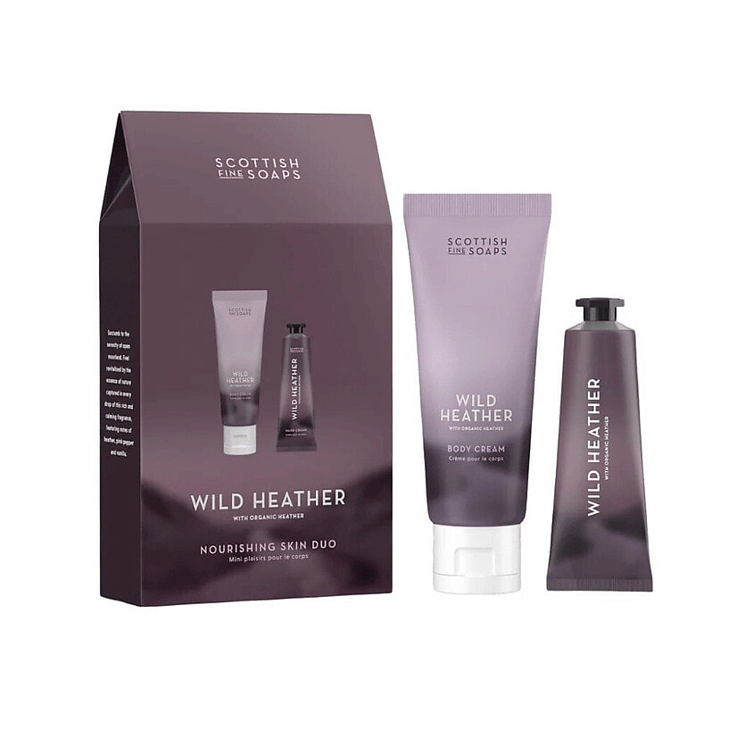 Изображение товара SCOTTISH FINE SOAPS Набор Wild Heather Nourishing Skin Duo, 75 мл + 30 мл