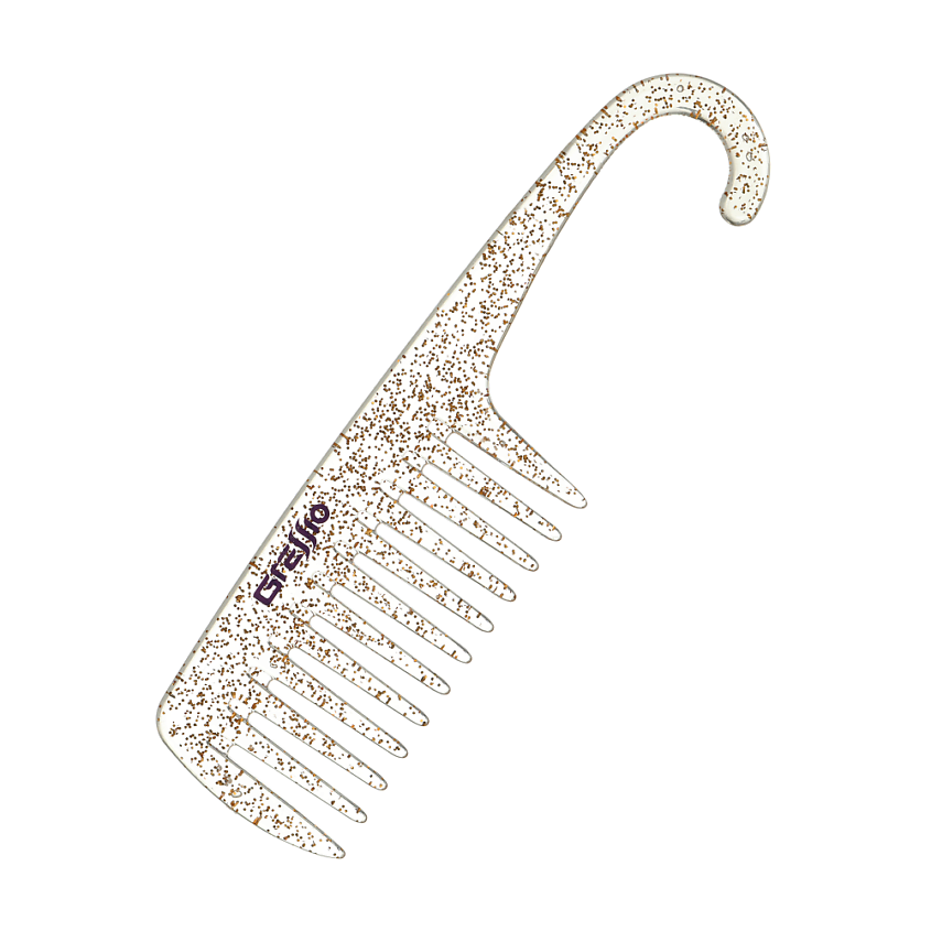 Изображение товара GRESSIO Гребень расческа для волос с широкими зубьями, золотой