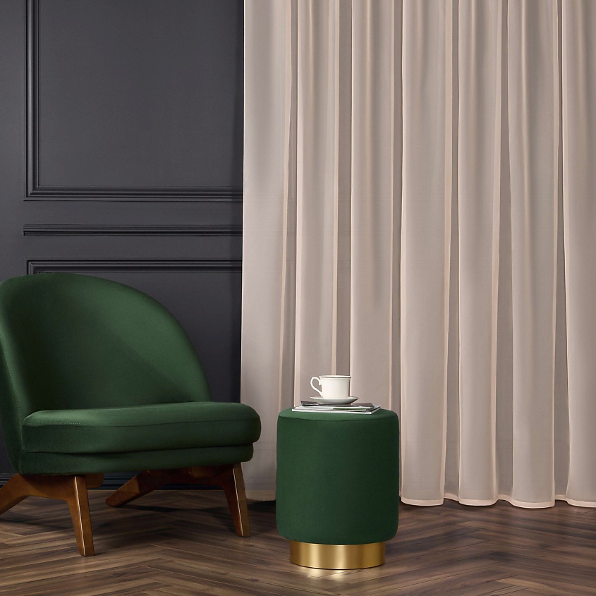 Изображение товара ARYA HOME COLLECTION Тюль Вуаль Veo ШхВ 300х250 2045, Тюль Вуаль Arya Veo ШхВ 300х250 2045 Персиковый мусс