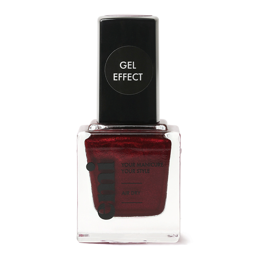 Изображение товара EMI Ультрастойкий лак с гель-эффектом Страстная вишня №123