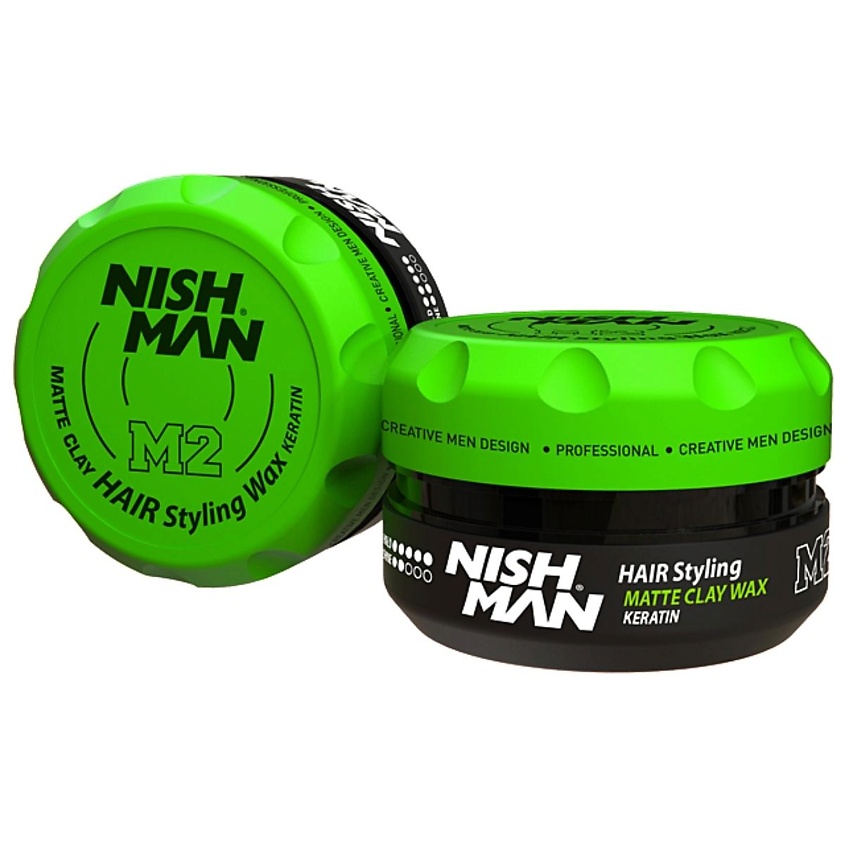 Изображение товара NISHMAN Матовaя глина для укладки волос М2, 100 мл