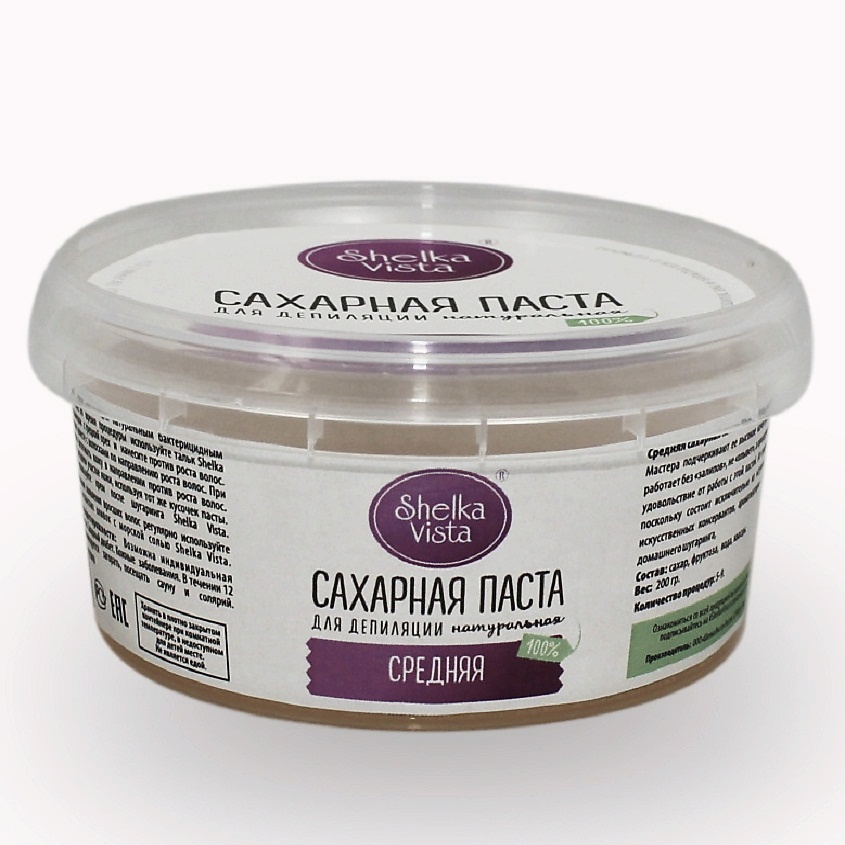 Изображение товара SHELKA VISTA Сахарная паста средняя, 200 г