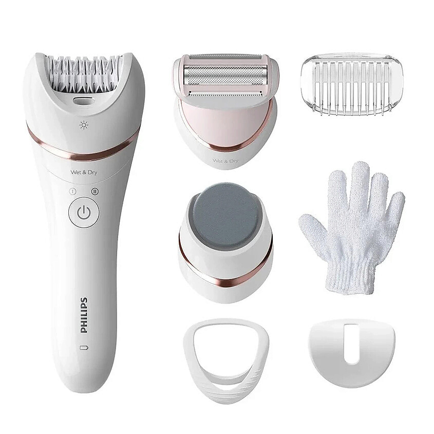 Изображение товара PHILIPS Эпилятор для влажной и сухой эпиляции Series 8000 BRE730/10, Белый