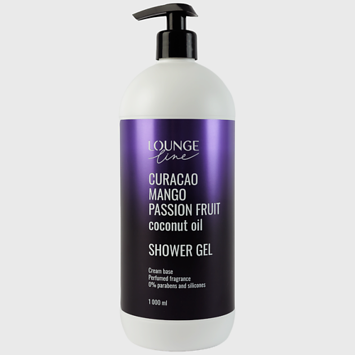 

LOUNGE LINE Гель для душа Кюрасао и манго 1000, Гель для душа Кюрасао и манго