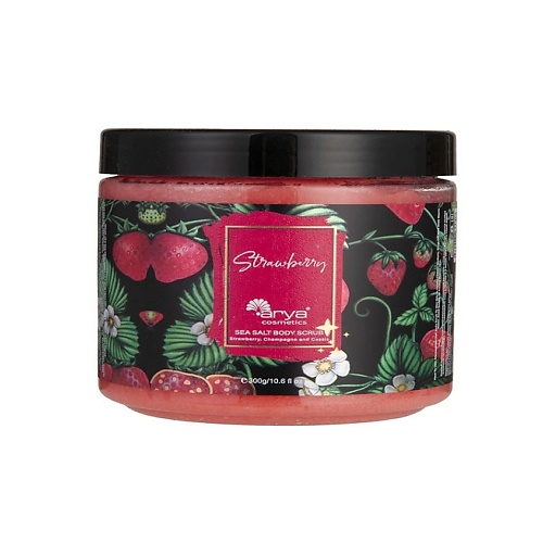 

ARYA HOME COLLECTION Скраб для тела с морской солью Strawberry 300, Скраб для тела с морской солью Strawberry