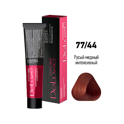 

ESTEL Краска-уход для волос DE LUXE EXTRA RED, Краска-уход для волос DE LUXE EXTRA RED