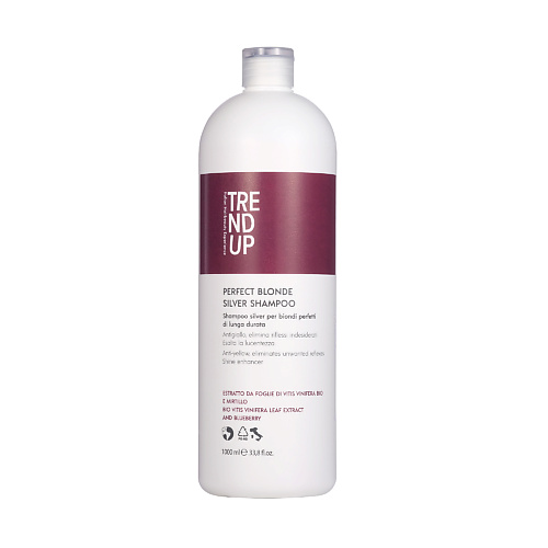 

TREND UP Профессиональный серебристый шампунь для светлых волос нейтрализующий желтизну 1000, Профессиональный серебристый шампунь для светлых волос нейтрализующий желтизну