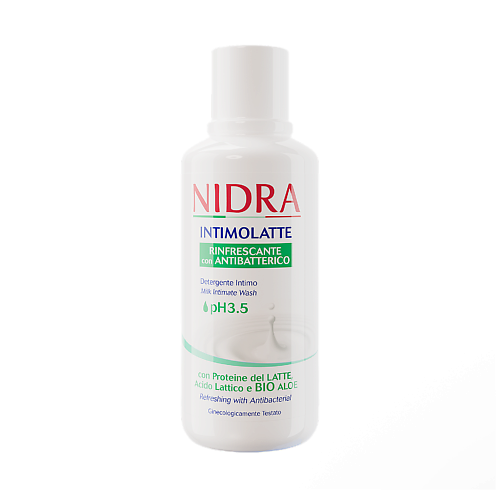

NIDRA Гель для интимной гигиены освежающий с молочными протеинами и алоэ 500, Гель для интимной гигиены освежающий с молочными протеинами и алоэ