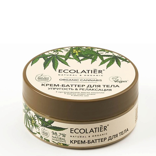 

ECOLATIER Крем-баттер для тела Упругость и релаксация 150, Крем-баттер для тела Упругость и релаксация