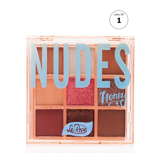 

LA ROSA Набор теней для век 9 цветов, Набор теней для век 9 цветов