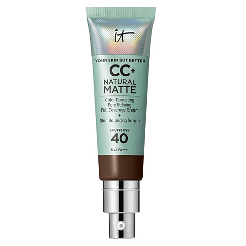 

IT COSMETICS CC+ крем с матовым финишем и SPF40 Your Skin But Better Natural Matte, CC+ крем с матовым финишем и SPF40 Your Skin But Better Natural Matte