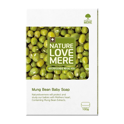 

NATURE LOVE MERE Мыло детское для лица и тела с экстрактом бобов мунг, Мыло детское для лица и тела с экстрактом бобов мунг