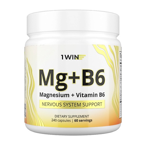 

1WIN Магний цитрат с Витамином В6 Magnesium + B6, Магний цитрат с Витамином В6 Magnesium + B6