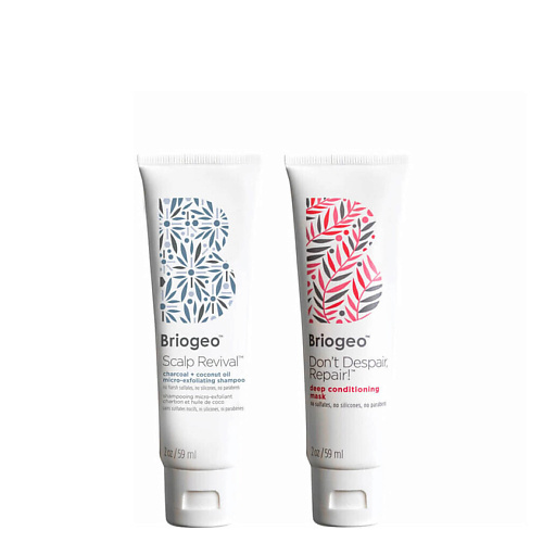 

BRIOGEO Набор для ухода за волосами:Don’t Despair, Repair! Deep Conditioning Mask+Scalp Revival, Набор для ухода за волосами:Don’t Despair, Repair! Deep Conditioning Mask+Scalp Revival