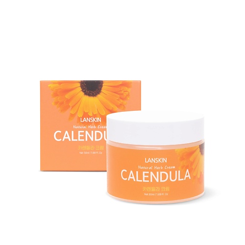 

LANSKIN Успокаивающий крем с экстрактом календулы 50, Успокаивающий крем с экстрактом календулы