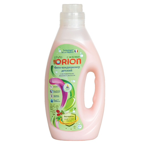 

ORION Фито -Кондиционер для детского белья Малина и Мелисса 1500, Фито -Кондиционер для детского белья Малина и Мелисса