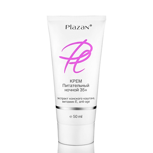 

PLAZAN Крем "Ночной" Питательный с Витамином Е 35+ 50, Крем "Ночной" Питательный с Витамином Е 35+