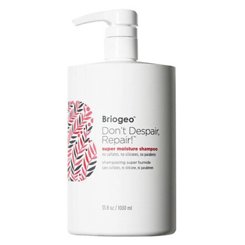 

BRIOGEO Увлажняющий шампунь для поврежденных волос Don't Despair, Repair! Super Moisture 1000, Увлажняющий шампунь для поврежденных волос Don't Despair, Repair! Super Moisture