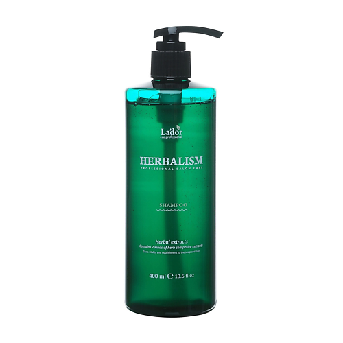 

LADOR Шампунь для волос травяной слабокислотный HERBALISM SHAMPOO 400, Шампунь для волос травяной слабокислотный HERBALISM SHAMPOO