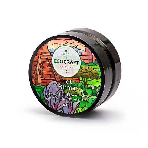 

ECOCRAFT Крем для рук суперпитательный Горячая Бирма Hot Birma Natural Hand Cream 60, Крем для рук суперпитательный Горячая Бирма Hot Birma Natural Hand Cream