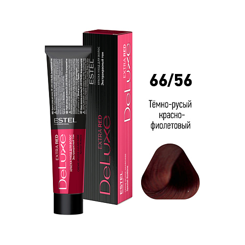 

ESTEL Краска-уход для волос DE LUXE EXTRA RED, Краска-уход для волос DE LUXE EXTRA RED