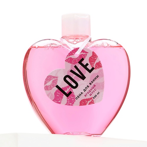 

ЧИСТОЕ СЧАСТЬЕ Пена для ванны "Love", аромат ягодный мусс 430, Пена для ванны "Love", аромат ягодный мусс