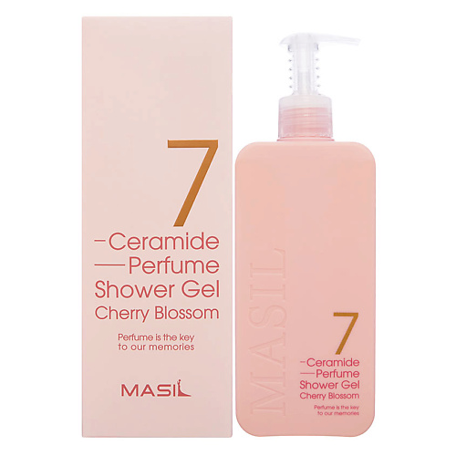 MASIL Парфюмированный гель для душа С АРОМАТОМ ЦВЕТКА ВИШНИ 7 Ceramide Perfume Shower Gel Cherry 3000 1099₽