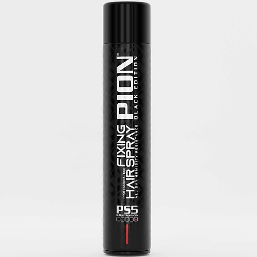 

PION BLACK EDITION Профессиональный фиксирующий лак для волос ultra strong hold ps5 400, Профессиональный фиксирующий лак для волос ultra strong hold ps5
