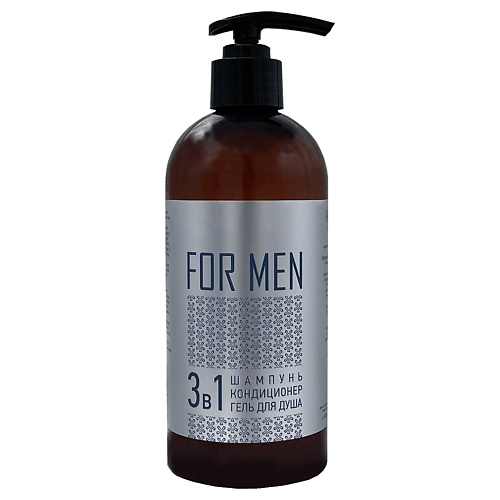 

ELVIRA Шампунь-кондиционер- гель для душа мужской 500, Шампунь-кондиционер- гель для душа мужской