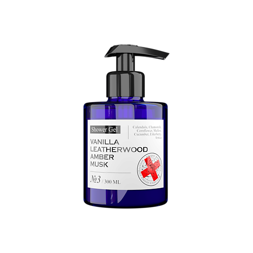 MANIAC GOURMET Гель для душа парфюмированный ВанильКожаАмбраМускус 3 3000 1538₽