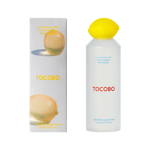 

TOCOBO Тонер для лица AHA BHA LEMON отшелушивающий с экстрактом лимона и кислотами, Тонер для лица AHA BHA LEMON отшелушивающий с экстрактом лимона и кислотами