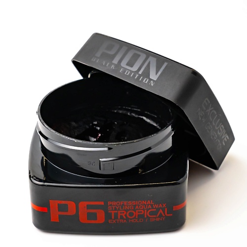 

PION BLACK EDITION Профессиональный воск для укладки PION AQUA WAX P6 TROPICAL сильной фиксации 150, Профессиональный воск для укладки PION AQUA WAX P6 TROPICAL сильной фиксации