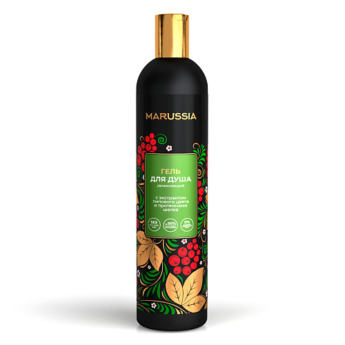 

MARUSSIA Гель для душа с экстрактом липового цвета и протеинами шелка 400, Гель для душа с экстрактом липового цвета и протеинами шелка