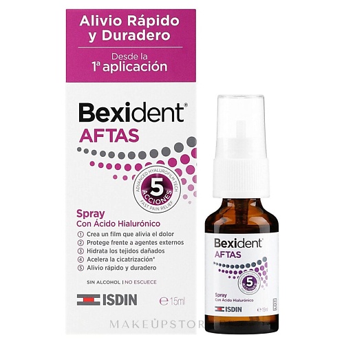 

ISDIN Спрей для заживления полости рта Bexident AFTAS Spray, Спрей для заживления полости рта Bexident AFTAS Spray