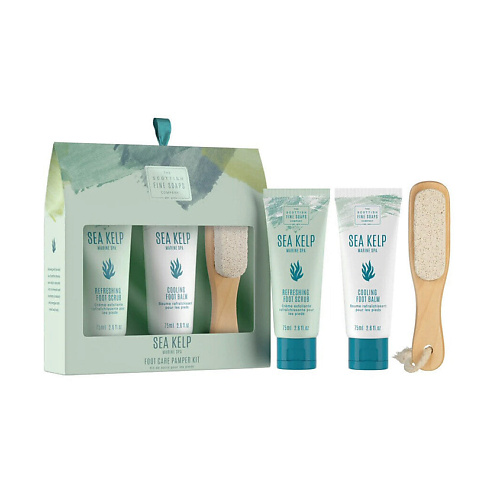 

SCOTTISH FINE SOAPS Набор Sea Kelp Marine Spa Footcare Pamper Kit, Набор Sea Kelp Marine Spa Footcare Pamper Kit