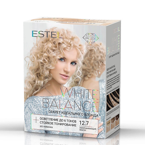 

ESTEL PROFESSIONAL ESTEL Набор для осветления и тонирования волос WHITE BALANCE 12.7 завораживающий жемчуг 350, ESTEL Набор для осветления и тонирования волос WHITE BALANCE 12.7 завораживающий жемчуг