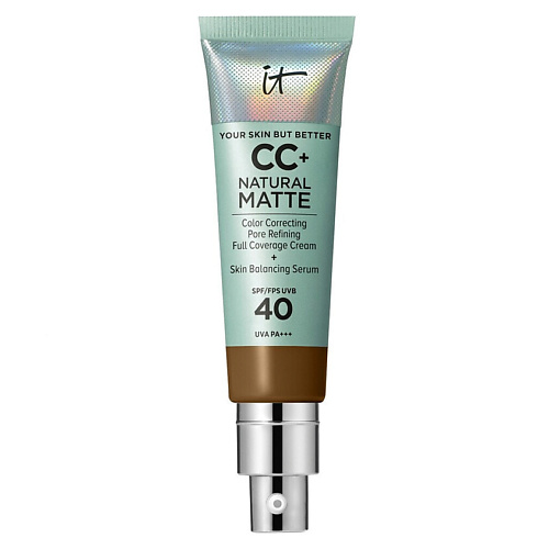 

IT COSMETICS CC+ крем с матовым финишем и SPF40 Your Skin But Better Natural Matte, CC+ крем с матовым финишем и SPF40 Your Skin But Better Natural Matte
