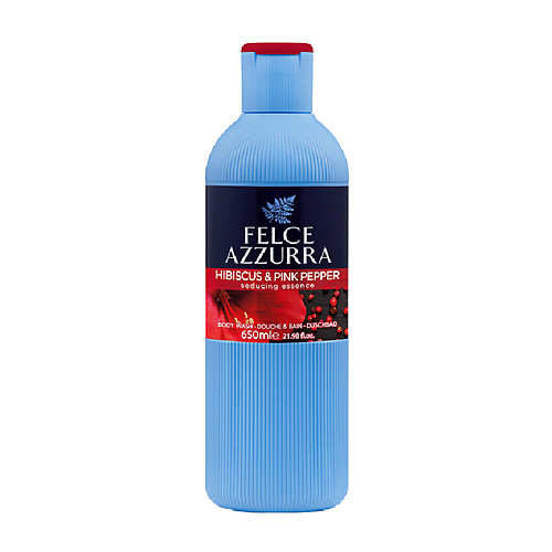 

FELCE AZZURRA Парфюмированный гель для ванны и душа "Эссенция соблазна" Hibiscus & Pink Pepper Body Wash 650, Парфюмированный гель для ванны и душа "Эссенция соблазна" Hibiscus & Pink Pepper Body Wash