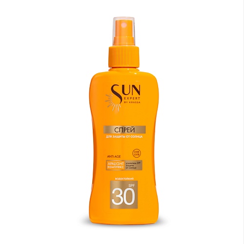 

KRASSA SUN EXPERT Спрей для защиты от солнца SPF 30 180, SUN EXPERT Спрей для защиты от солнца SPF 30