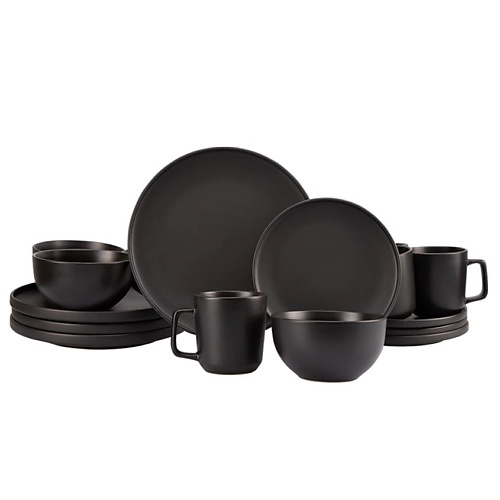 

LOLIDREAM Набор столовый Black Velvet 16 предметов керамика, Набор столовый Black Velvet 16 предметов керамика