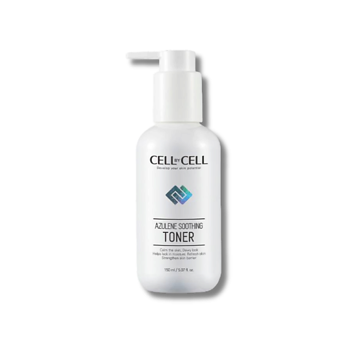 

CELLBYCELL Азуленовый успокаивающий тонер для лица Azulene Soothing Toner 150, Азуленовый успокаивающий тонер для лица Azulene Soothing Toner