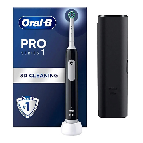 ORAL-B Электрическая зубная щетка Pro 1 Cross Action + Футляр