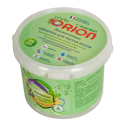 

ORION Фито-Таблетки для мытья полов Кедр и Можжевельник 35, Фито-Таблетки для мытья полов Кедр и Можжевельник