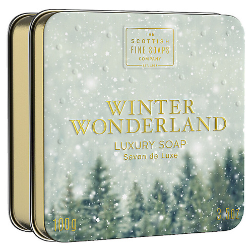 

SCOTTISH FINE SOAPS Мыло в декоративной мыльнице Winter Wonderland Luxury Soap 100, Мыло в декоративной мыльнице Winter Wonderland Luxury Soap